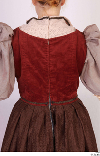  Photos Woman in Historical Dress 99 18th century historical clothing red dress upper body 0013.jpg